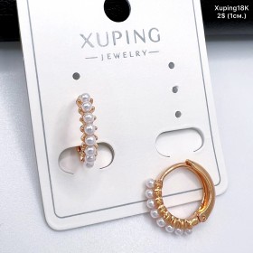 Сережки Xuping18К 20024 ( 1 см.)
